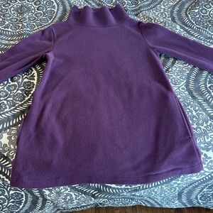 Dudley Stephens Rich Purple Turtleneck Sweater